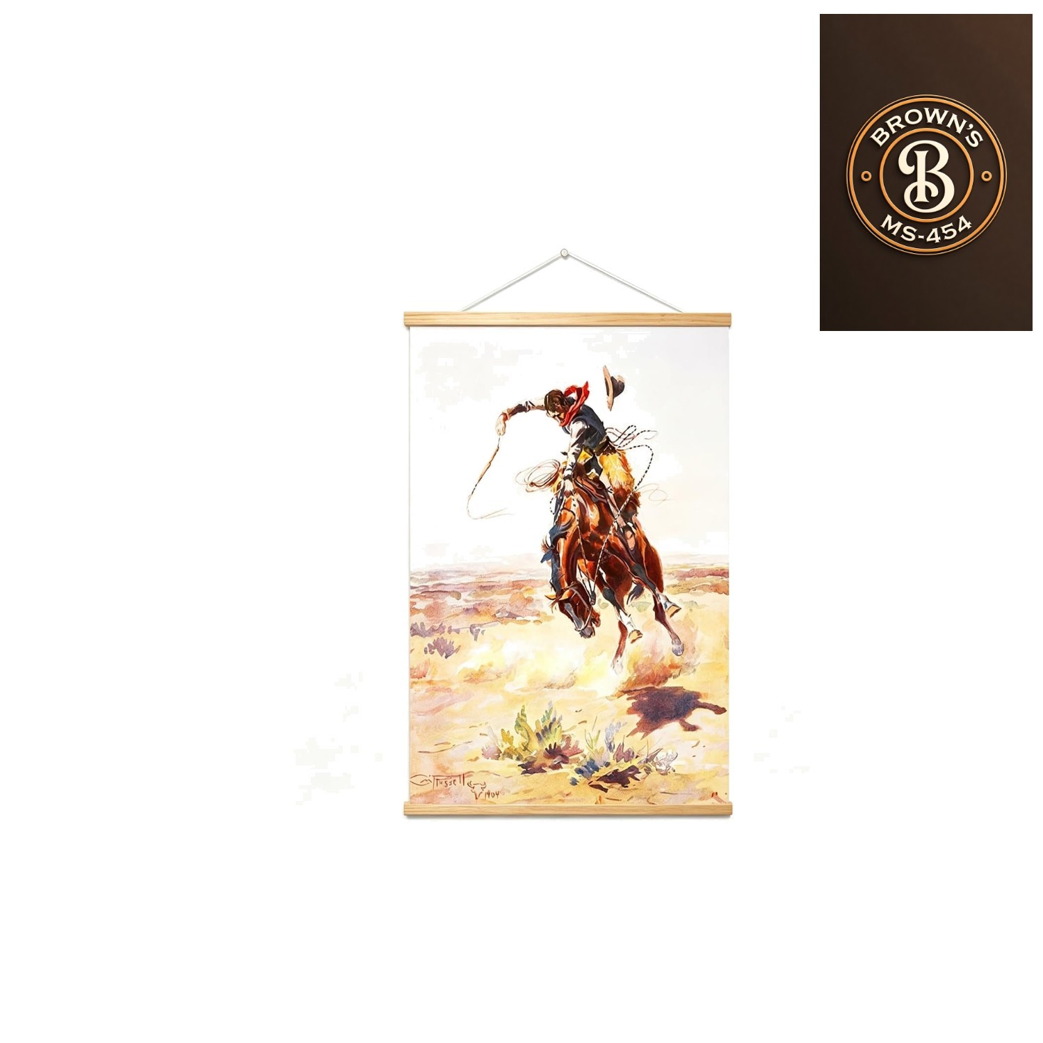Glamorous Western Cowboy Wall Art - 18x12 Framed Print for Rustic Chic Spaces Glamorous Western Cowboy Wall Art - 18x12 Framed Print for Rustic Chic Spaces