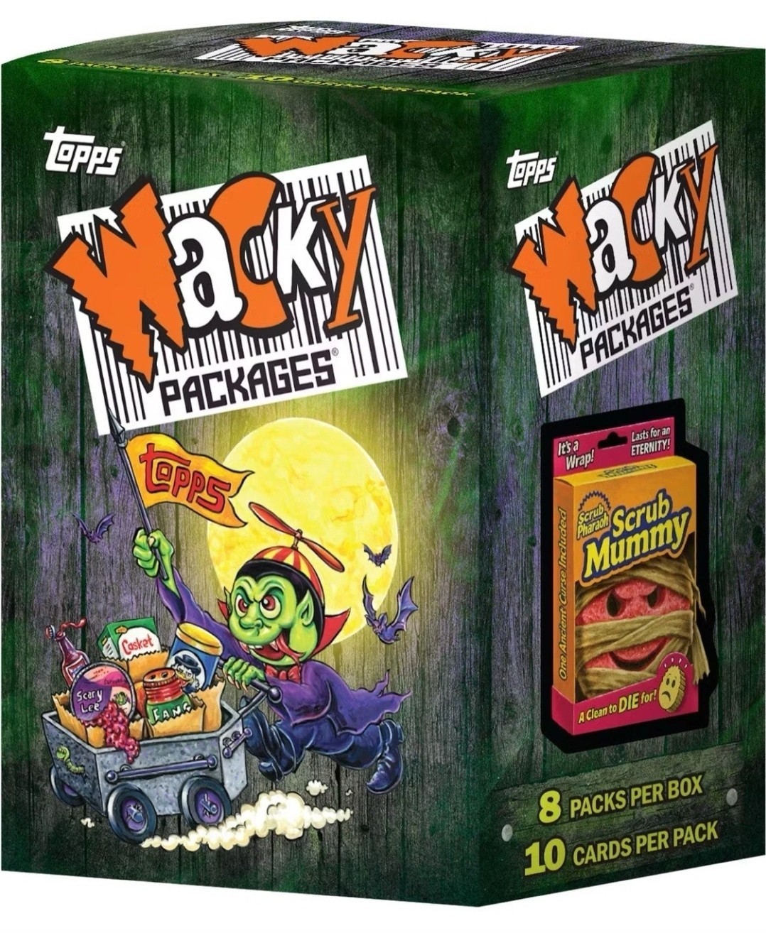 2025 Topps Wacky Packages Halloween Edition Series Factory Sealed 80 Cards
