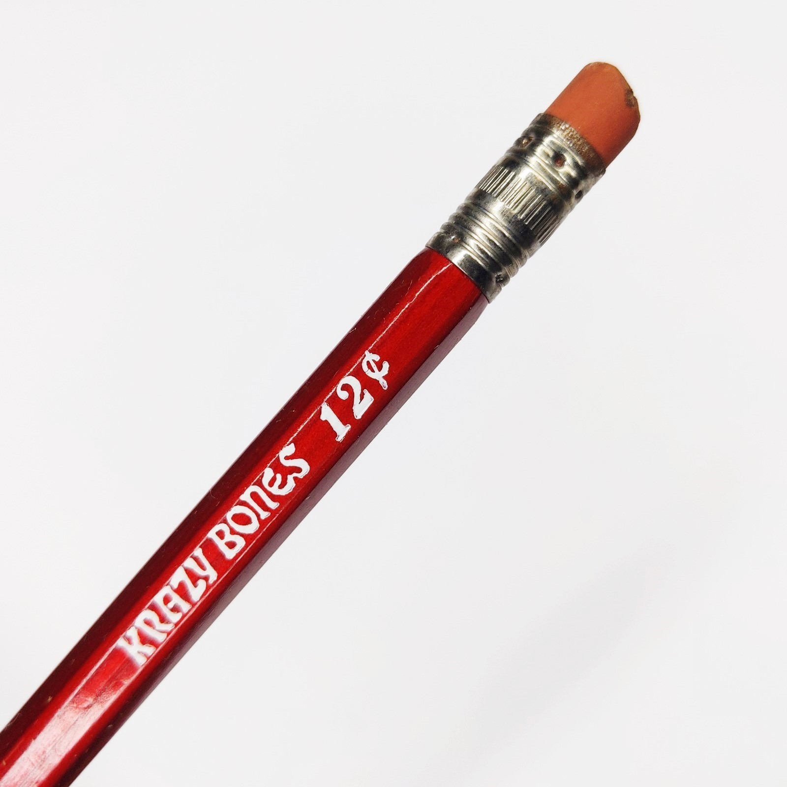 c1970s Krazy Bones 12¢ Brand Name Pencil Cents Vtg Children\'s School Supplies G2