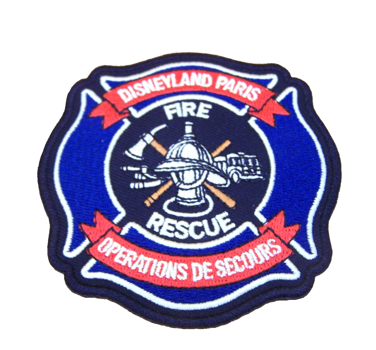 An Unusual DISNEYLAND PARIS Fire & Rescue Uniform Embroidered Patch