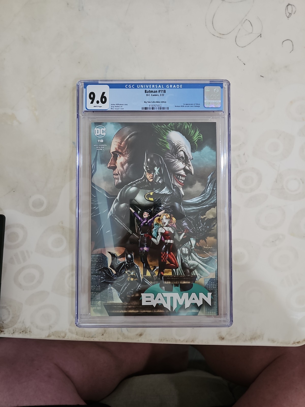 Batman #118 Big Time Collectibles Mico Suayan Rex Lokus CGC 9.6