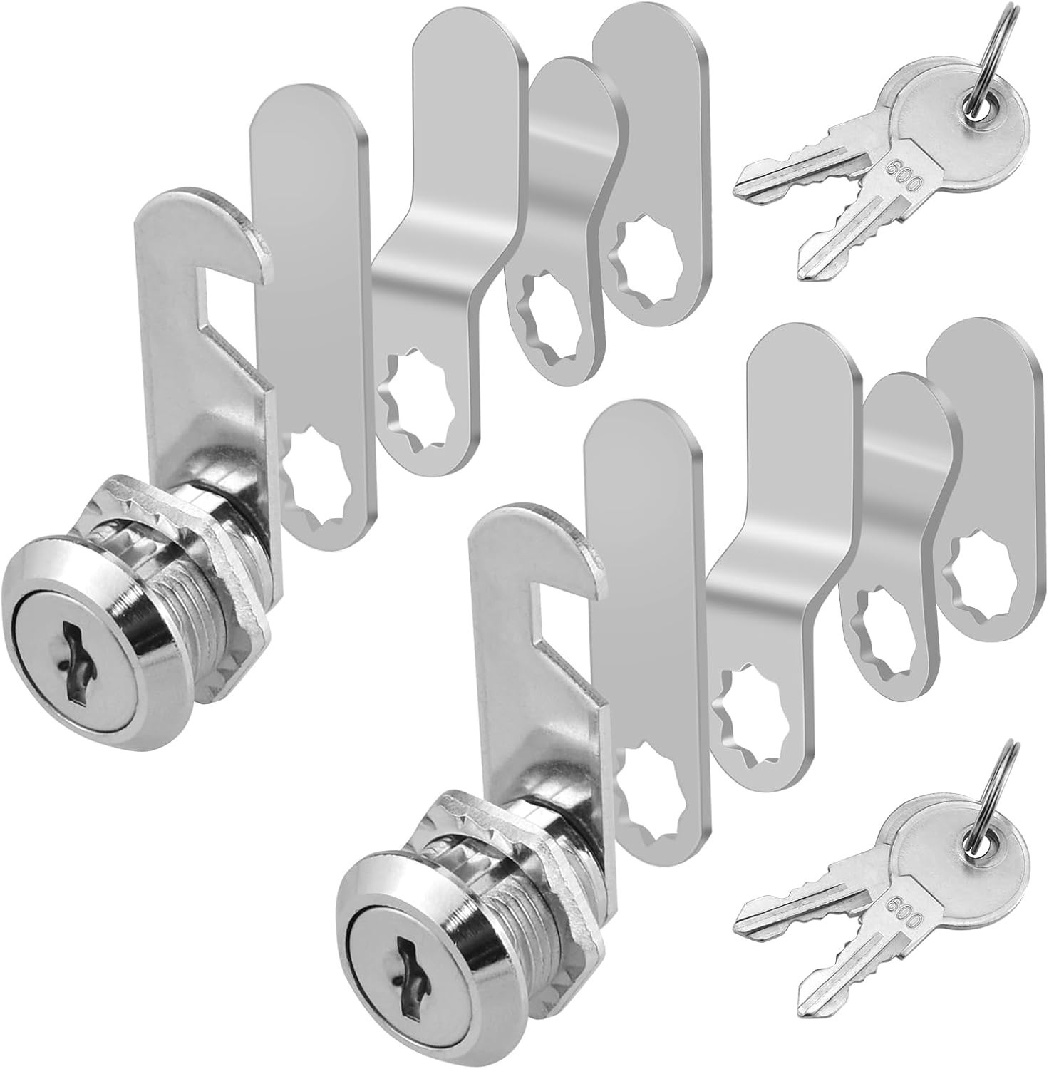 2Pcs Cabinet Lock with Keys 2Pcs Cabinet Lock with Keys
