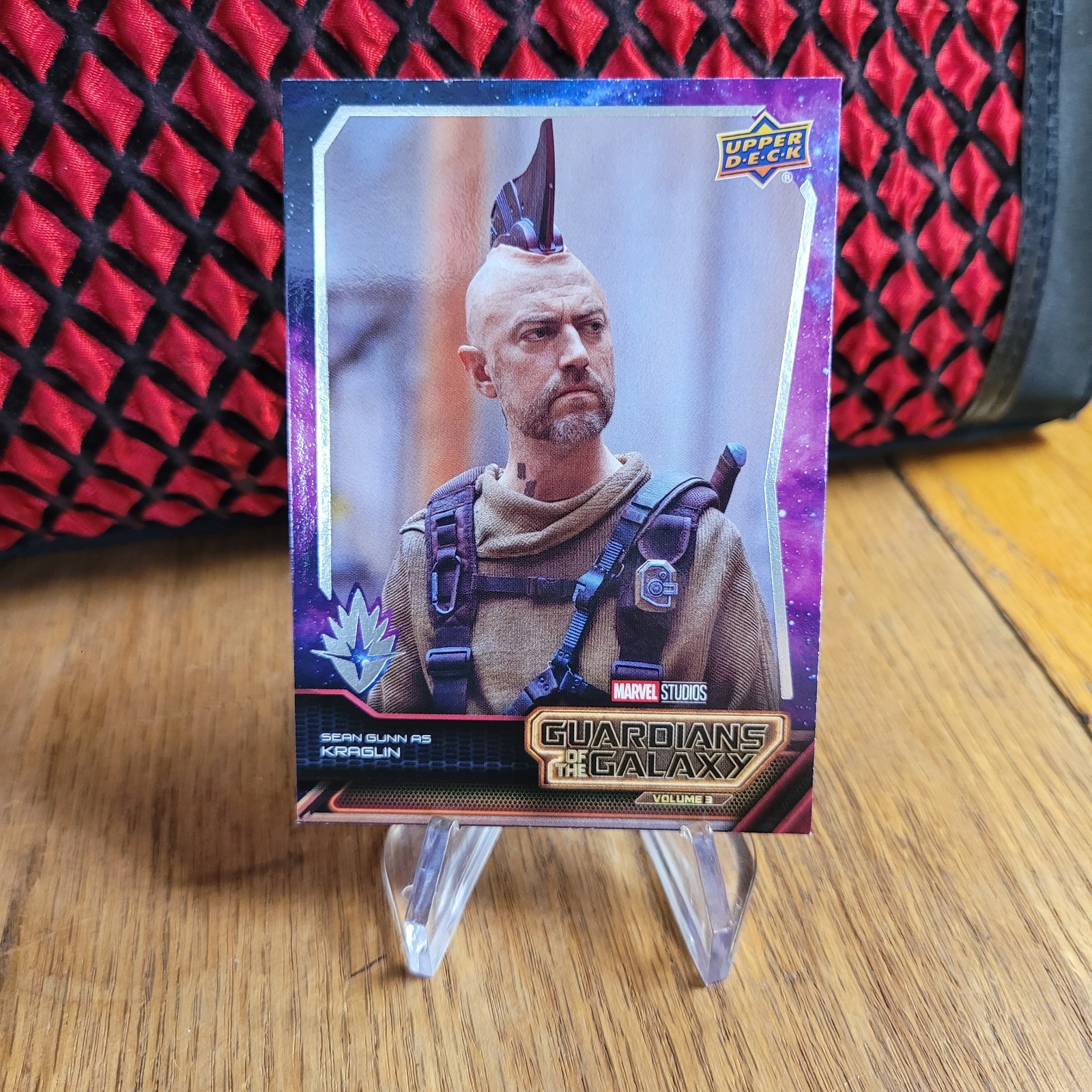 Sean Gunn as Kraglin 2024 Upper Deck Guardians of the Galaxy Vol 3  E-9 Ensemble
