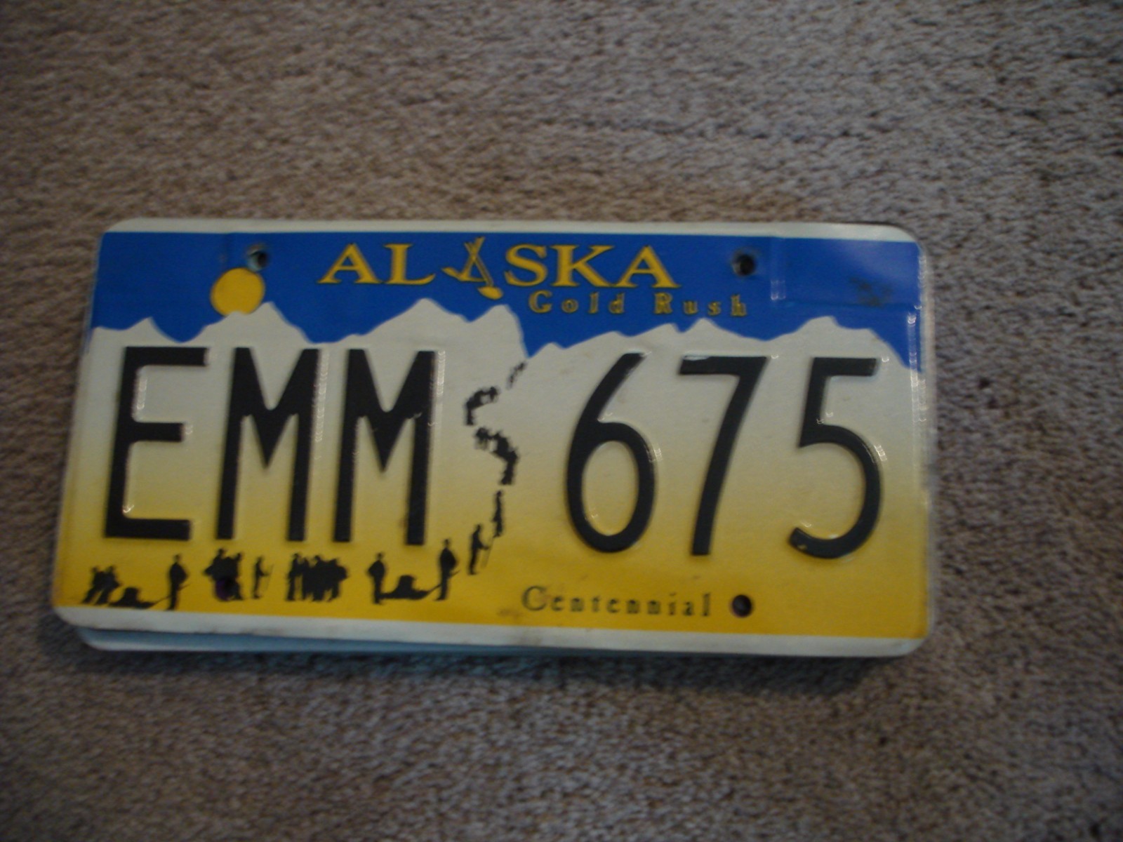 ALASKA  GOLD RUSH (CRAFT) #    LICENSE PLATE BUY ALL STATES HERE 