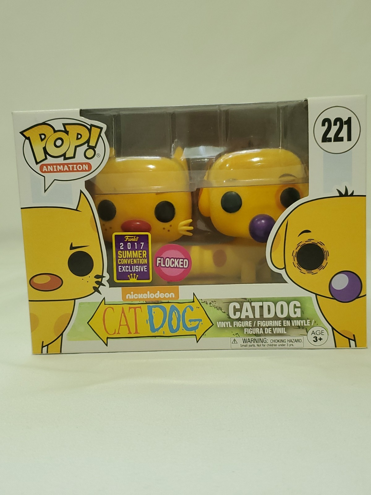 Funko Pop Catdog - Catdog #221 (2017 Summer Convention Exclusive/Flocked)