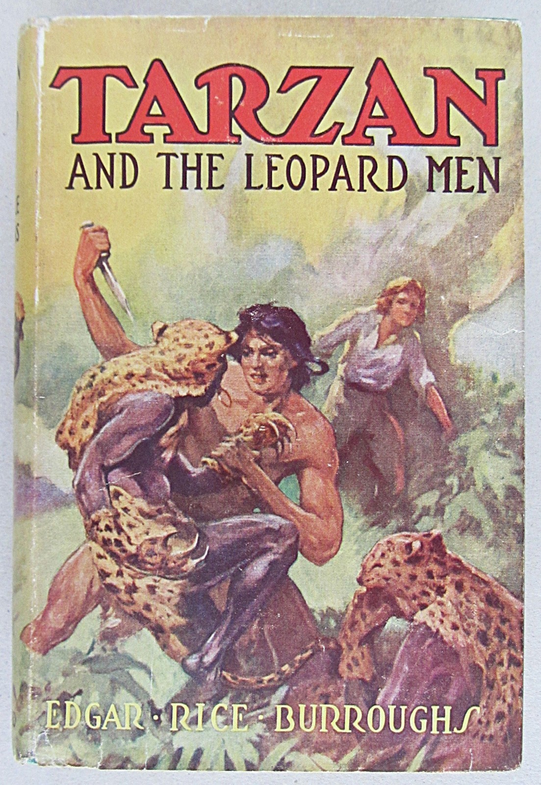 TARZAN AND THE LEOPARD MEN~EDGAR RICE BURROUGHS~UK 1st ED~BODLEY HEAD~HCDJ~1936 TARZAN AND THE LEOPARD MEN~EDGAR RICE BURROUGHS~UK 1st ED~BODLEY HEAD~HCDJ~1936