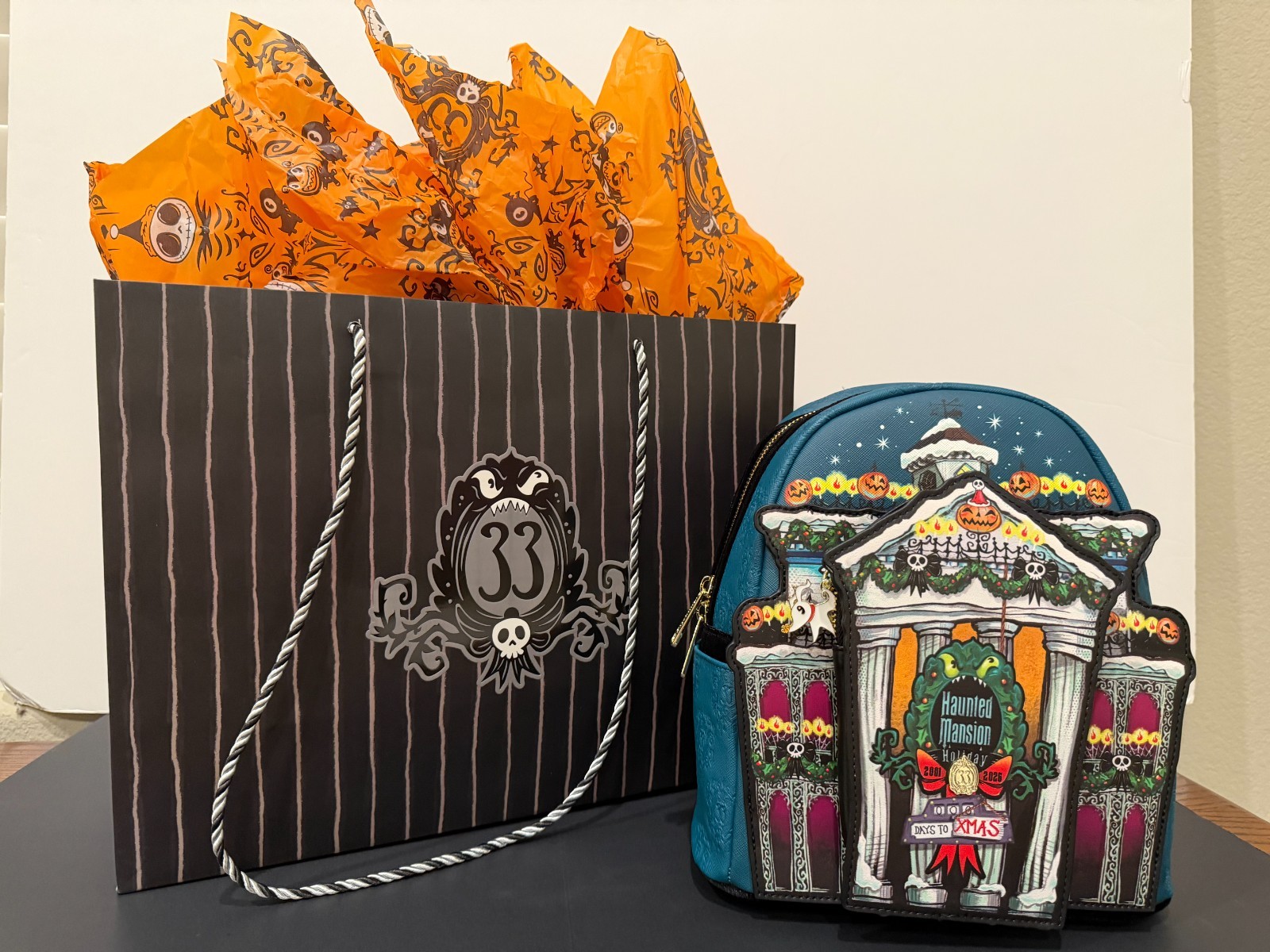 Disney Club 33 2026 Nightmare Before Christmas Loungefly Backpack Disney Club 33 2026 Nightmare Before Christmas Loungefly Backpack