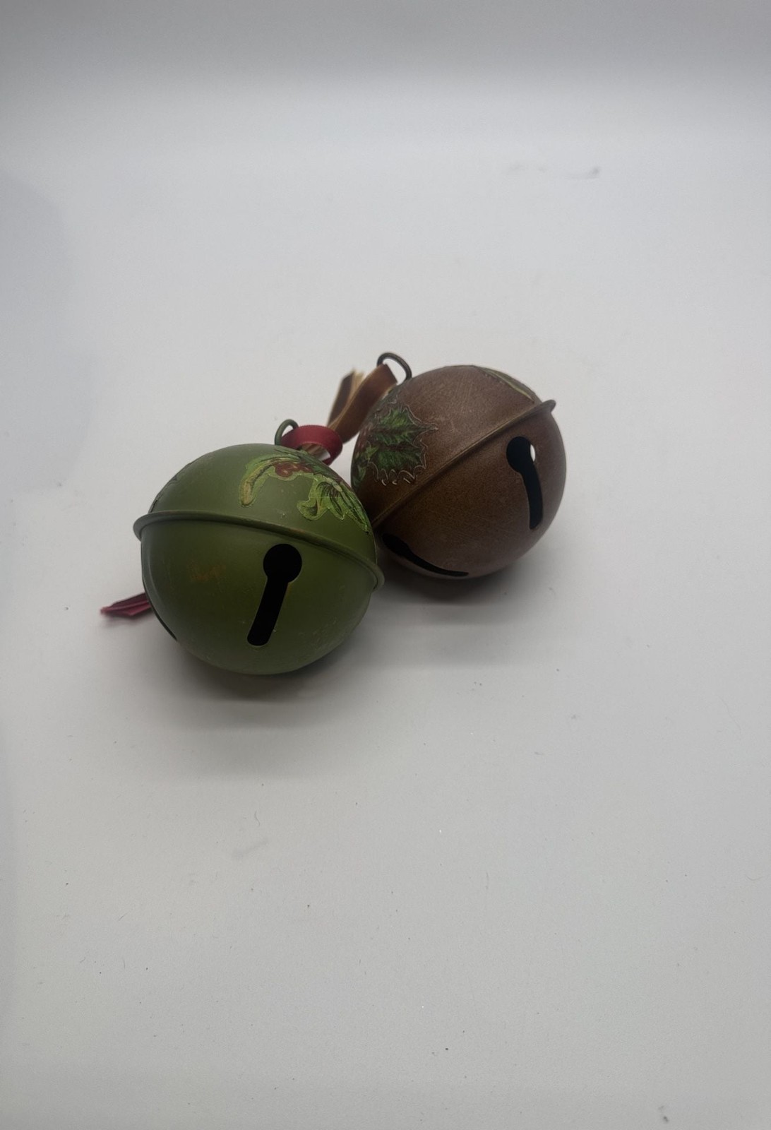 Rustic Metal Christmas Jingle Bells Set of 2