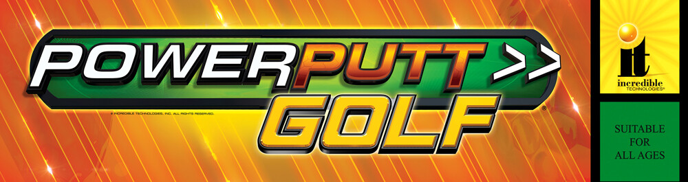 Power Putt Golf Arcade Marquee 26\