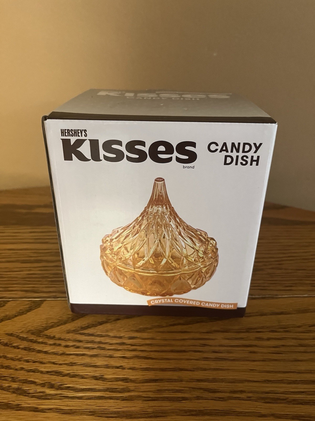 GODINGER HERSHEY'S CANDY KISSES CRYSTAL CANDY DISH 