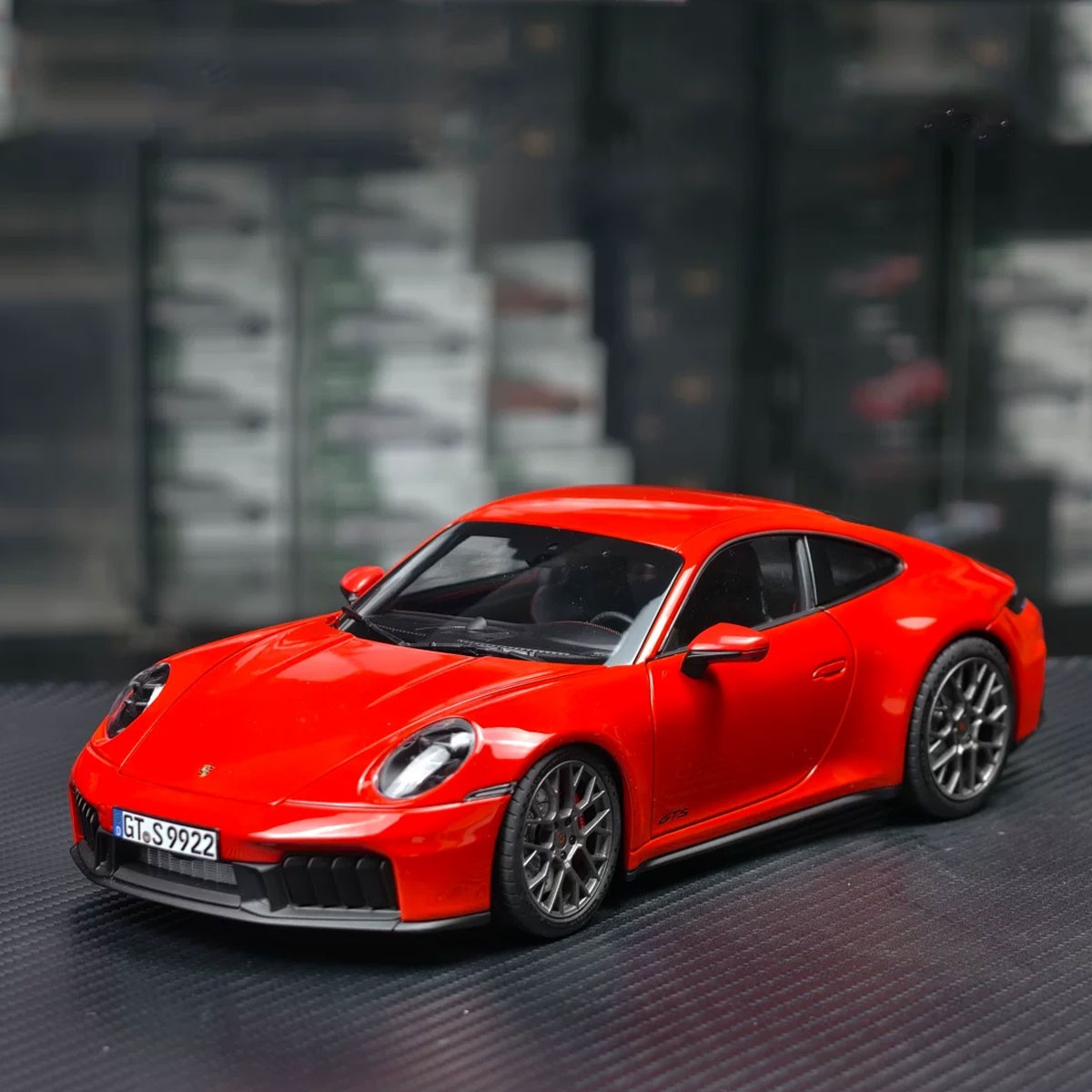 NOREV 1:18 Porsche 911 Carrera S GTS 2024 Red Diecast Collectible