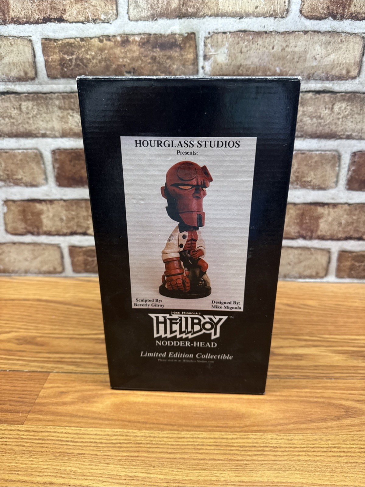 MIKE MIGNOLA's HELLBOY NODDER HEAD #251/750 2001 Hourglass Studios BNIB Signed