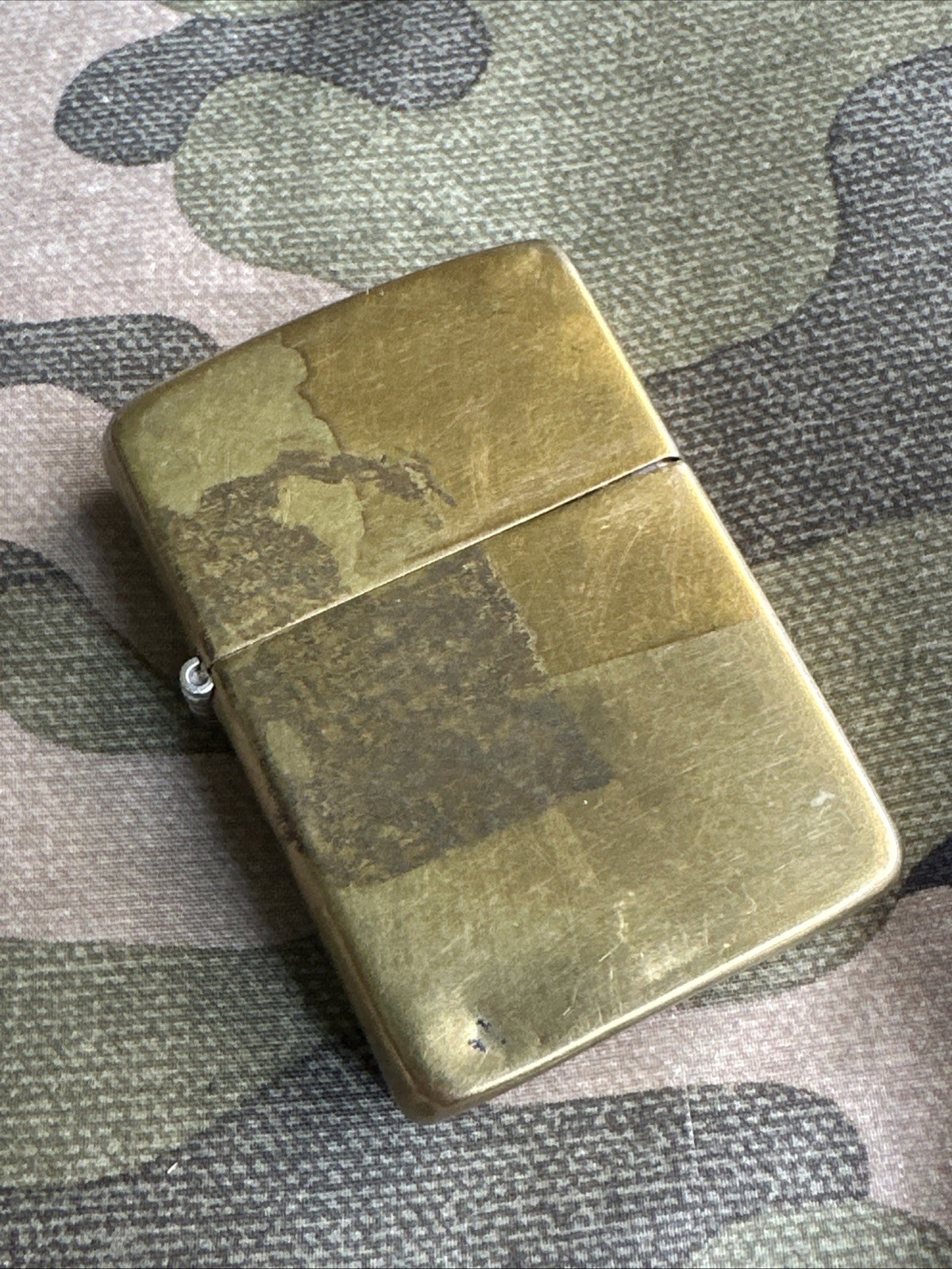 1932 1989 Vintage Zippo Lighter - Commemorative Bottom Stamp - Solid Brass