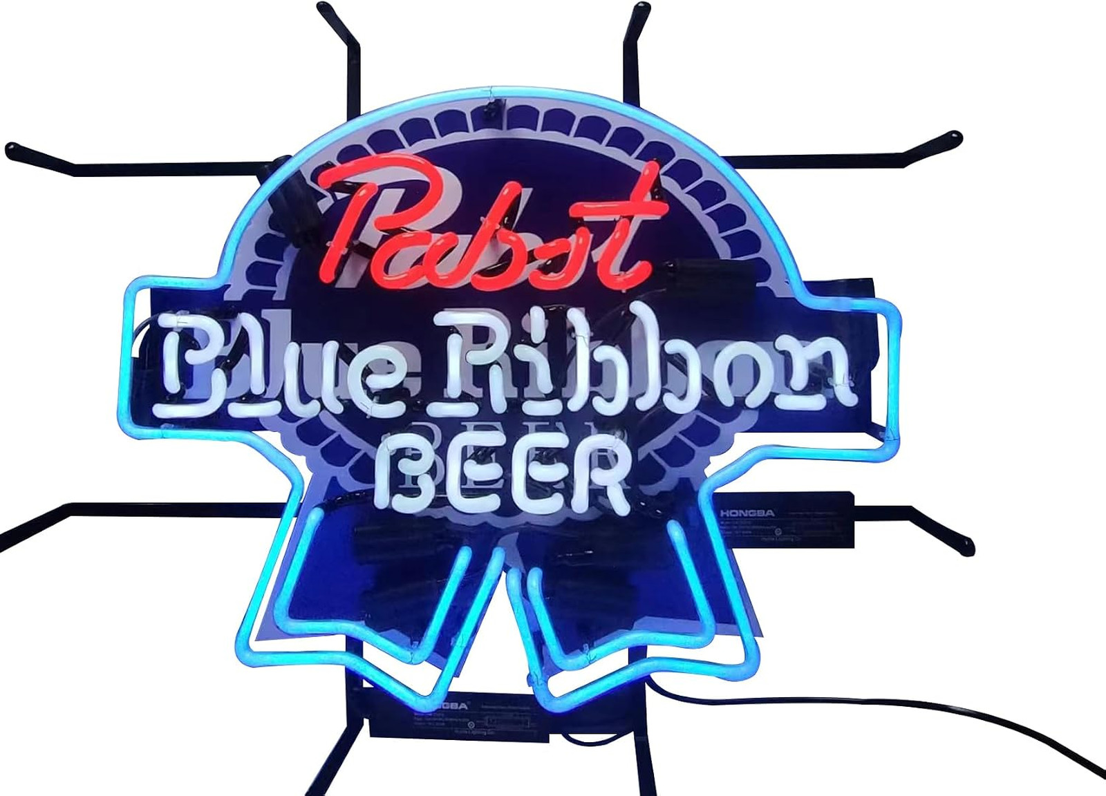 Neon Signs Compatible For Pabst Blue Ribbons Beer Bar Glass Neon Signs for