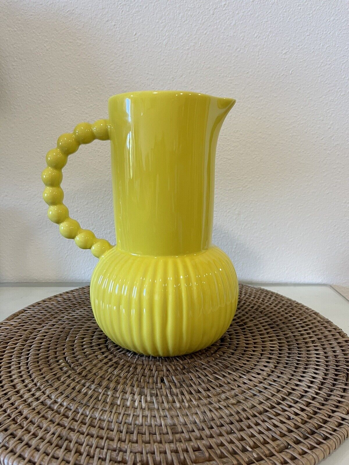 Tabitha Brown Yellow Stoneware  Pitcher or Vase