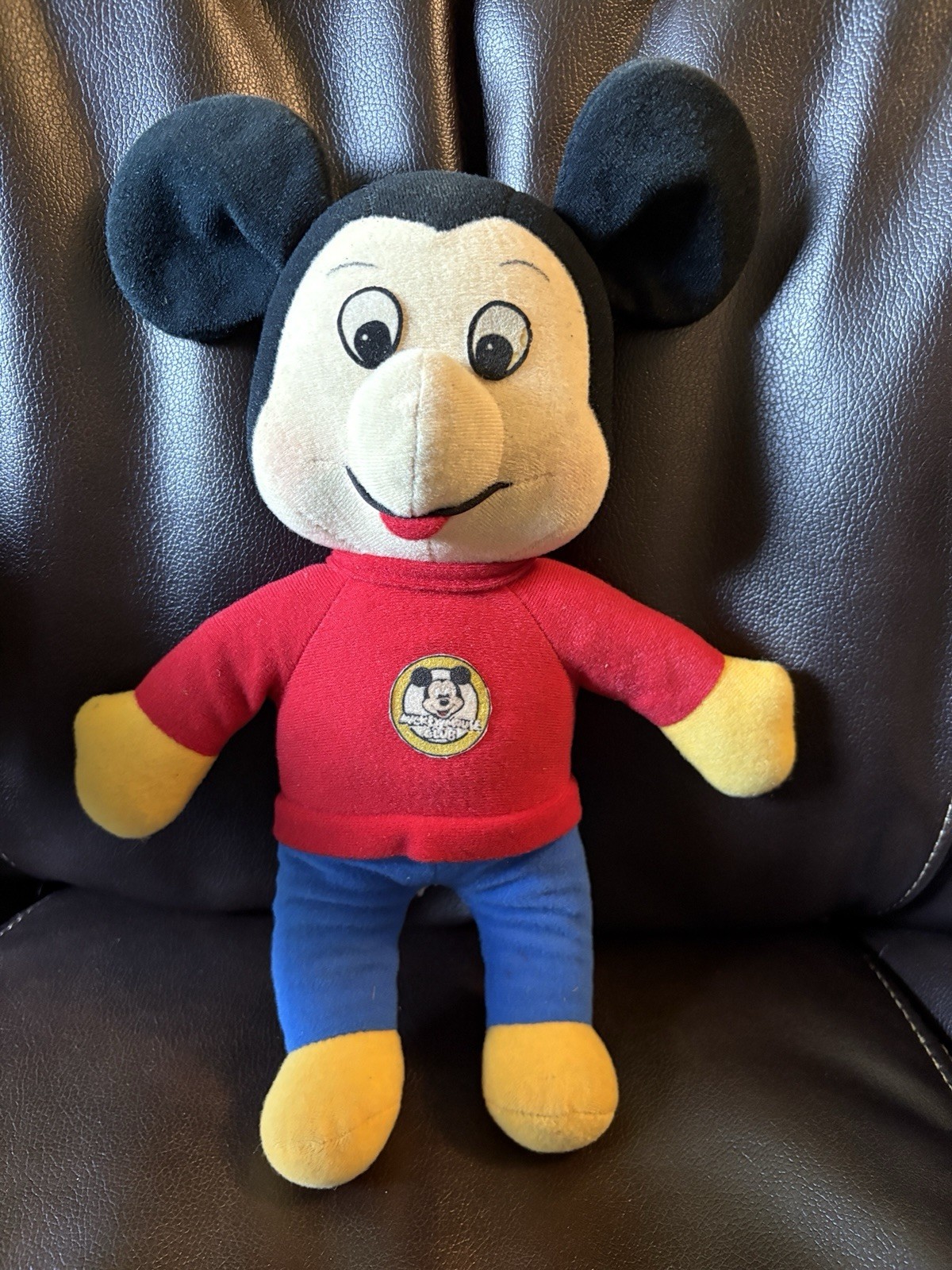 1976 Mickey Mouse Club Mickey Wind Up Musical Plush Knickerbocker 1976 Mickey Mouse Club Mickey Wind Up Musical Plush Knickerbocker