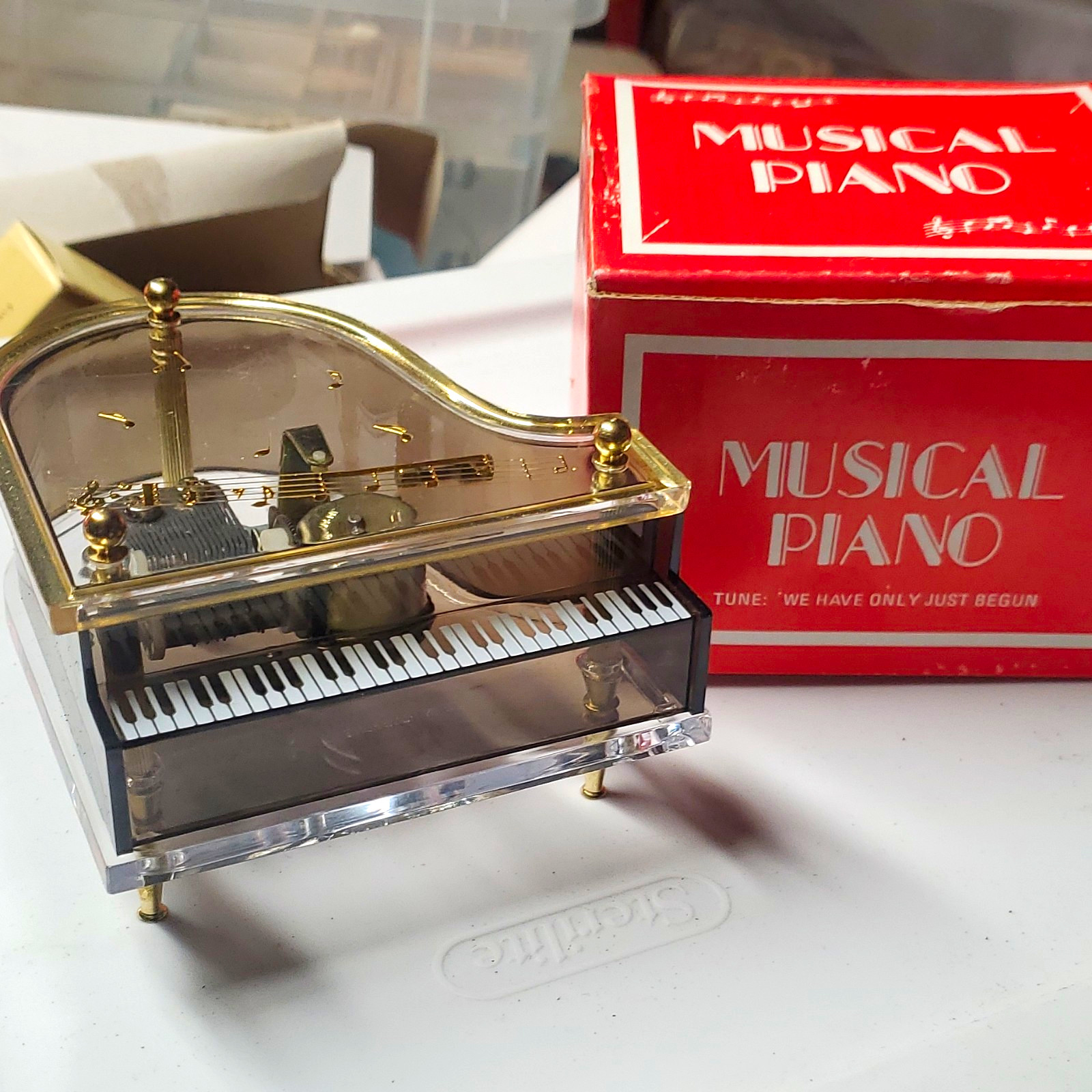 Vintage Grand Piano Music Box \