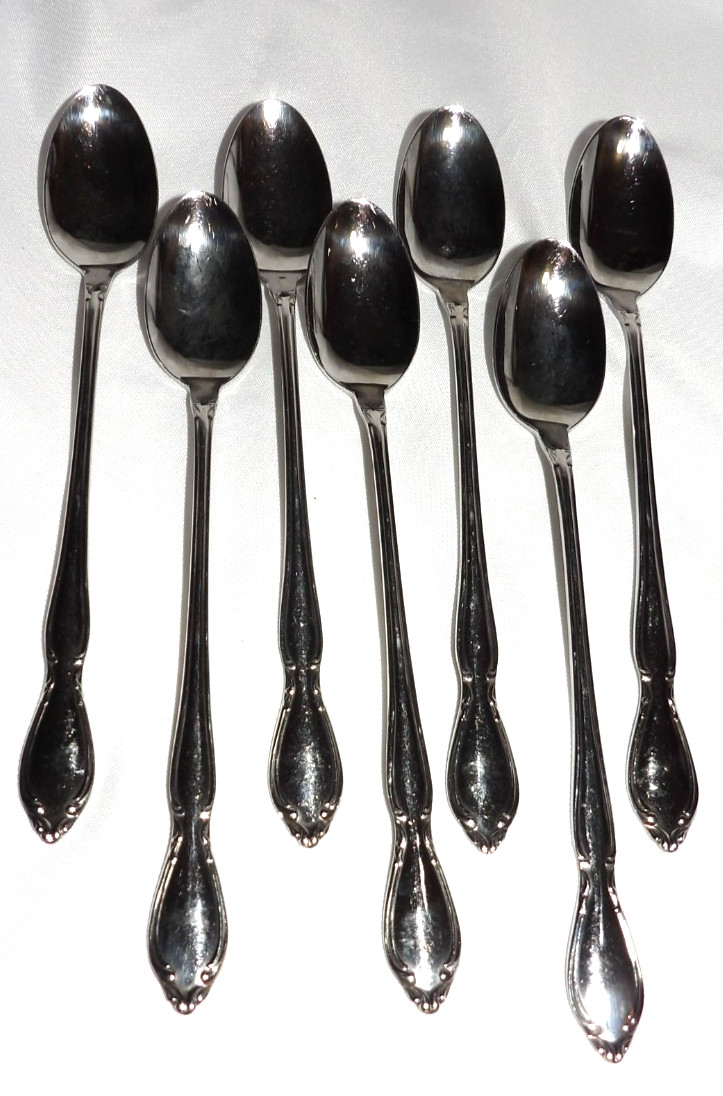 ONEIDA LTD Deluxe ICE TEA Spoons 7.5\ ONEIDA LTD Deluxe ICE TEA Spoons 7.5\