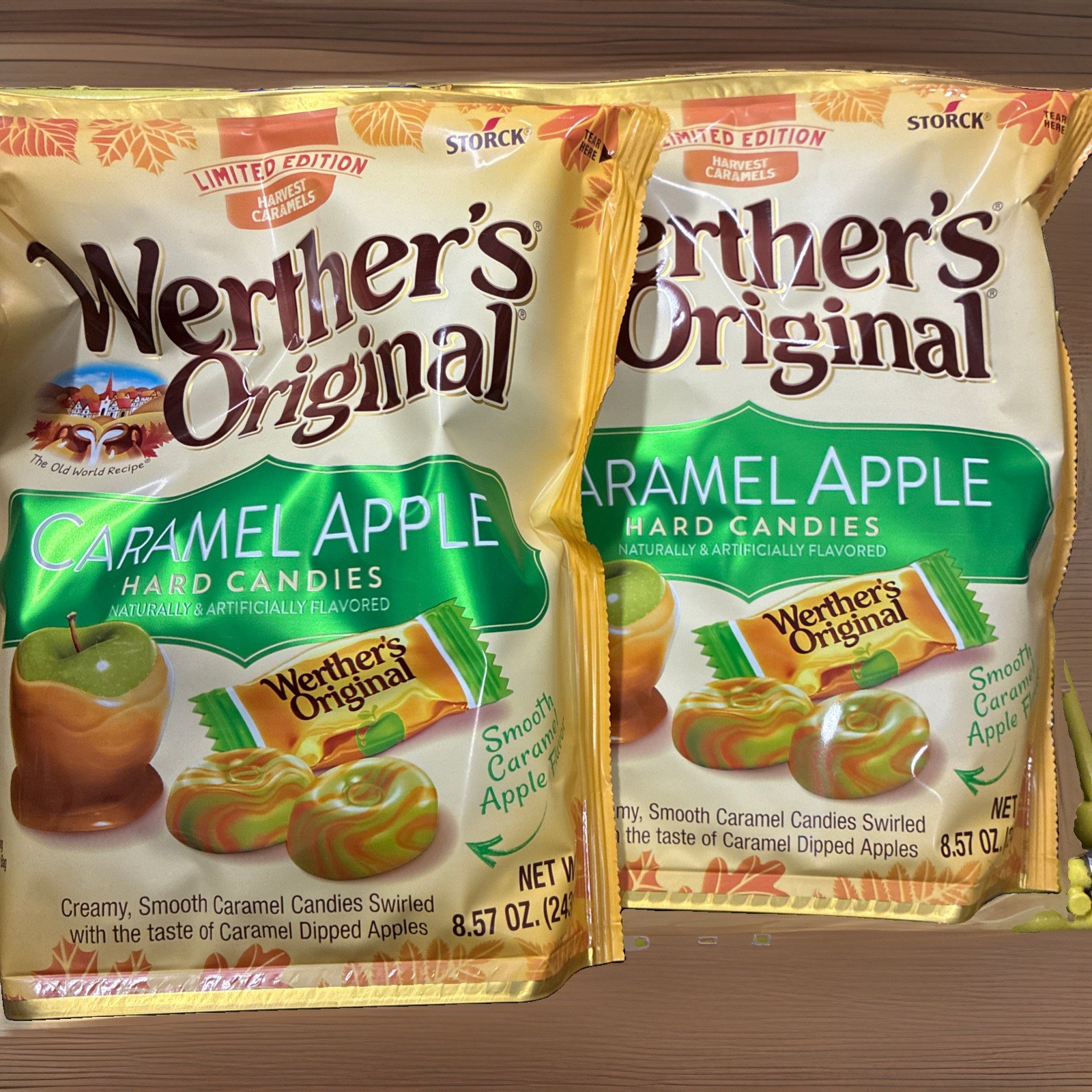 2 Bags Werther's Original Limited Edition Caramel Apple HARD Candy, 8.57 oz HTF 2 Bags Werther's Original Limited Edition Caramel Apple HARD Candy, 8.57 oz HTF
