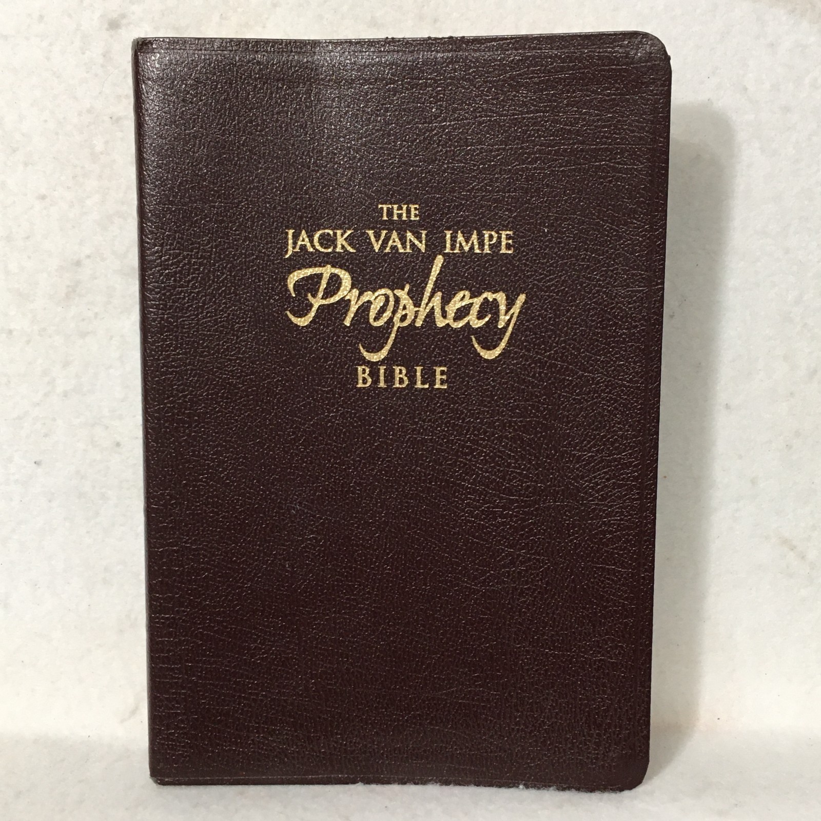 Bible Believer God Study JACK VAN IMPE PROPHECY BIBLE KJV RED LETTER GOLD