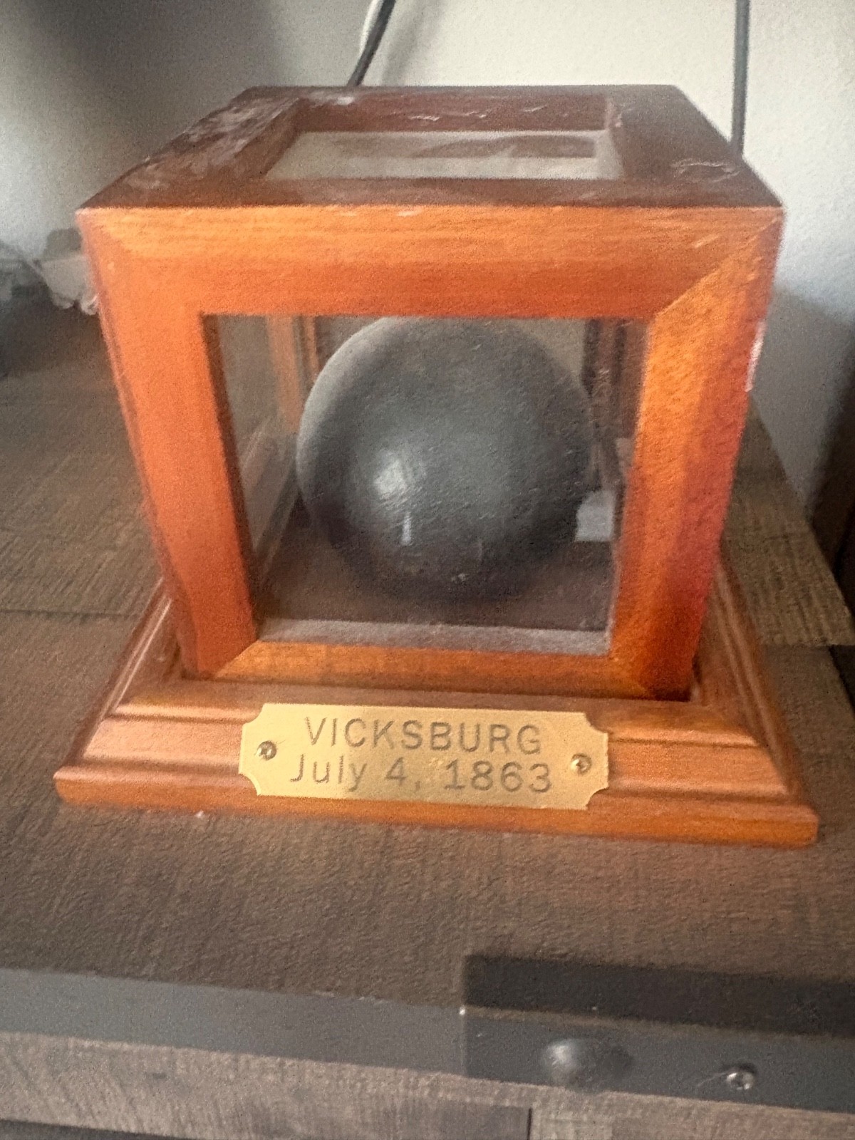 civil war cannon ball. Vicksburg 1863
