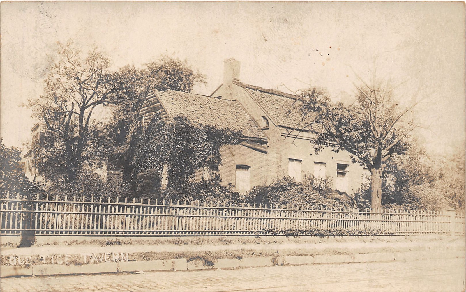 J55/ Jersey City New Jersey RPPC Postcard c1910 Tice Tavern Building 360