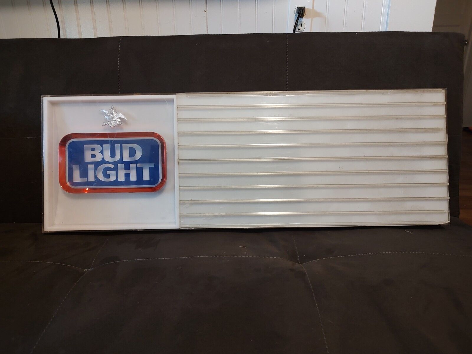 Vintage Bud Light Acrylic Menu Board