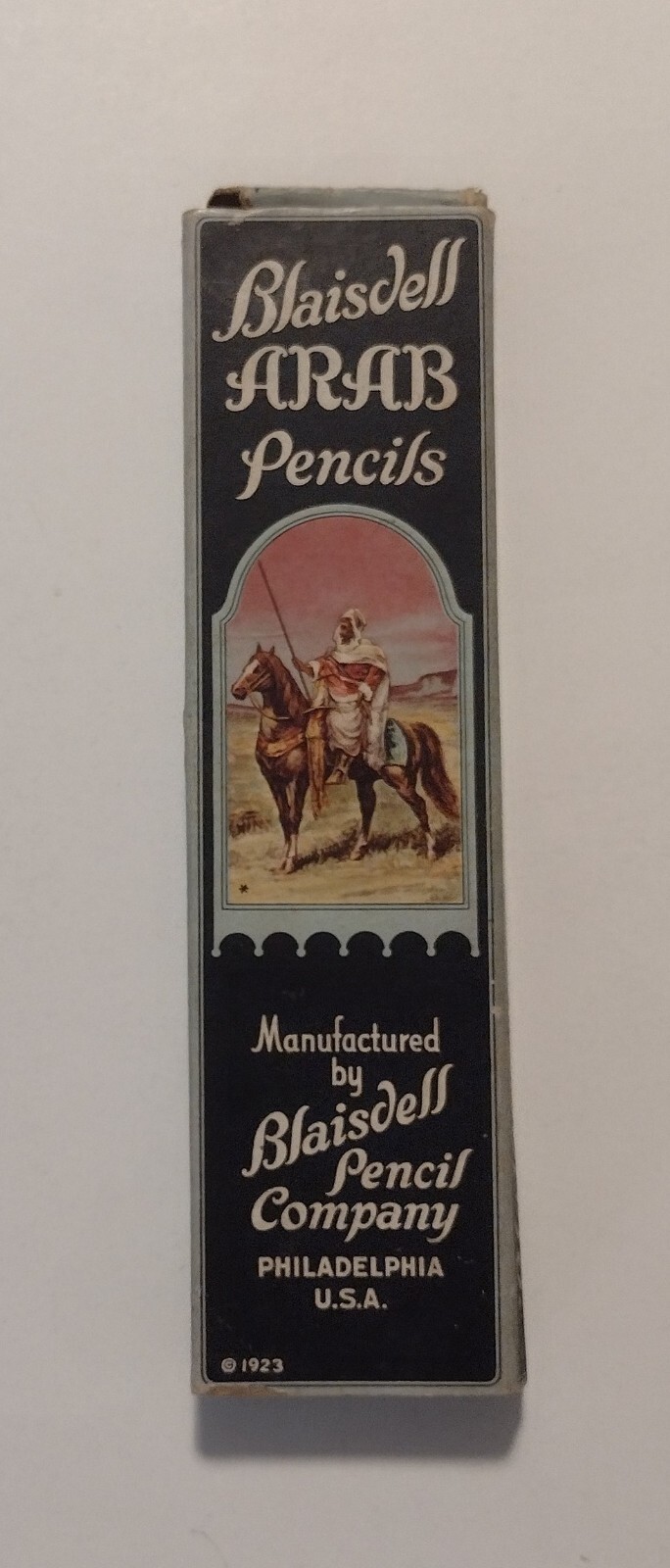 Antique Blaisdell Arab Pencils Box 1923