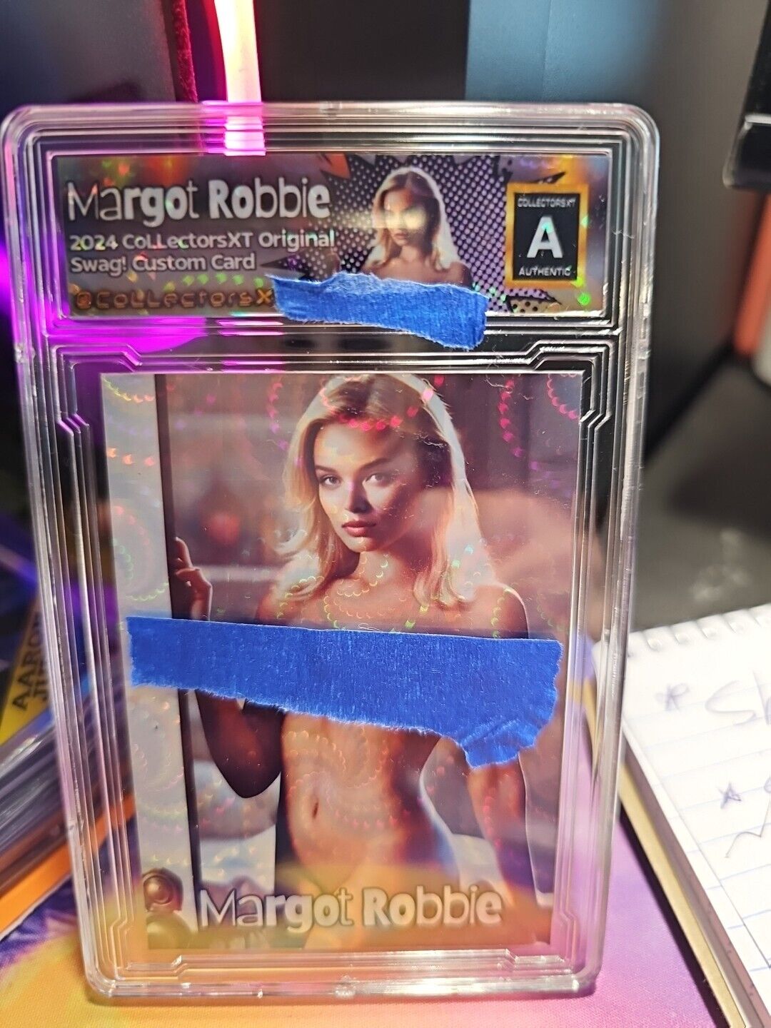 Margot Robbie Wolf Of Wallstreet Chrome Limited Edition Tribute Custom Card