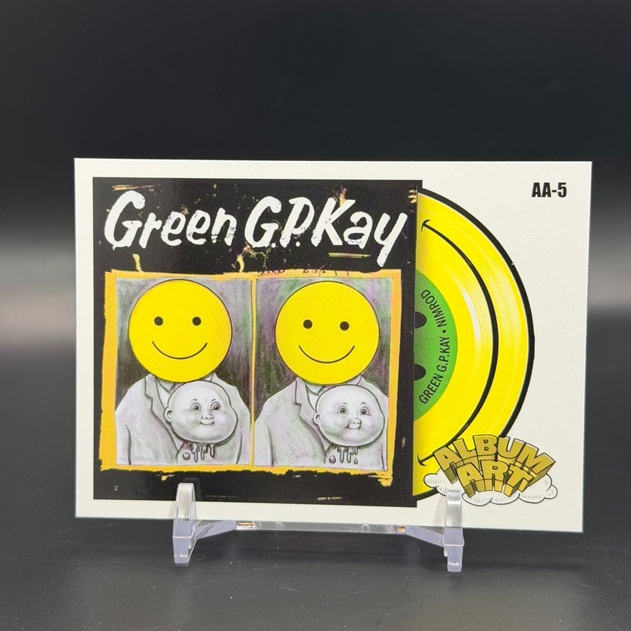 2025 Garbage Pail Kids Green Day ~ GREEN G.P.KAY ~ ALBUM ART NIMROD #AA-5