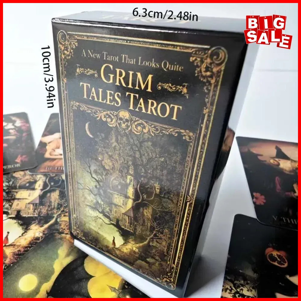 Grim Tales Tarot Deck 78 Cards RWS Gothic Fairy Tale Dark Fantasy Shadow Work