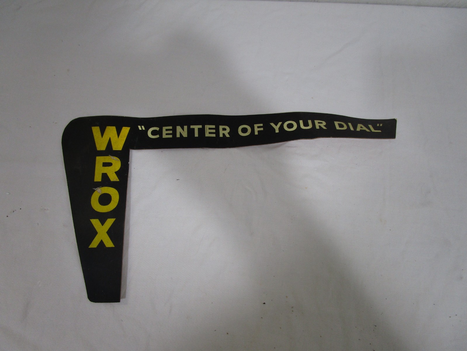 Rare 40\'s/50\'s? WROX Clarksdale MS Historic Blues Radio Station Advertising Sign