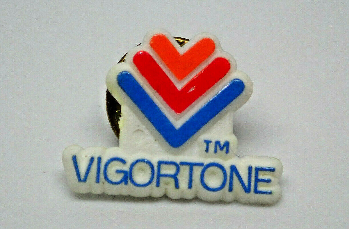 Vigortone Logo Vintage Lapel Pin