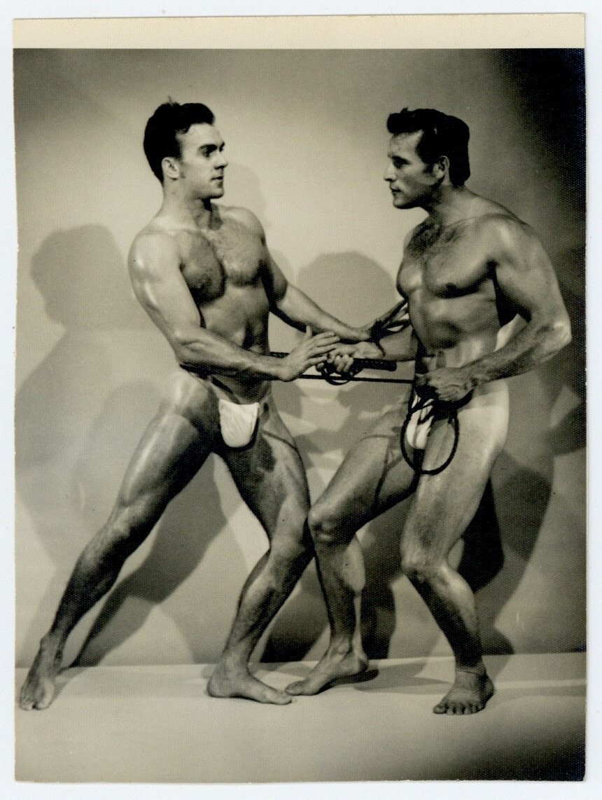 Bruce Of La 1950 Wrestling  5x4 John Krivos Don Fuller  Gay Physique Nude Q8187
