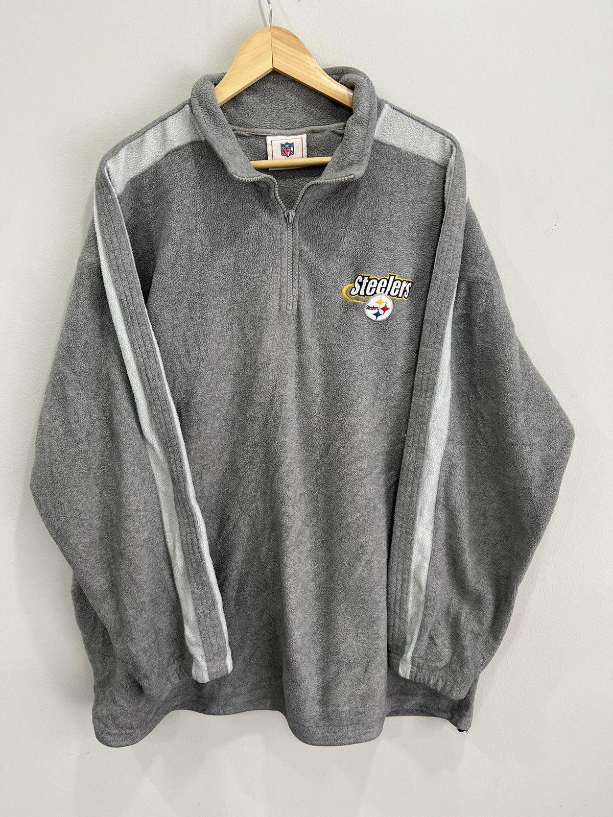 Vintage Pittsburgh Steelers Fleece sweater zip nfl xxl Vintage Pittsburgh Steelers Fleece sweater zip nfl xxl