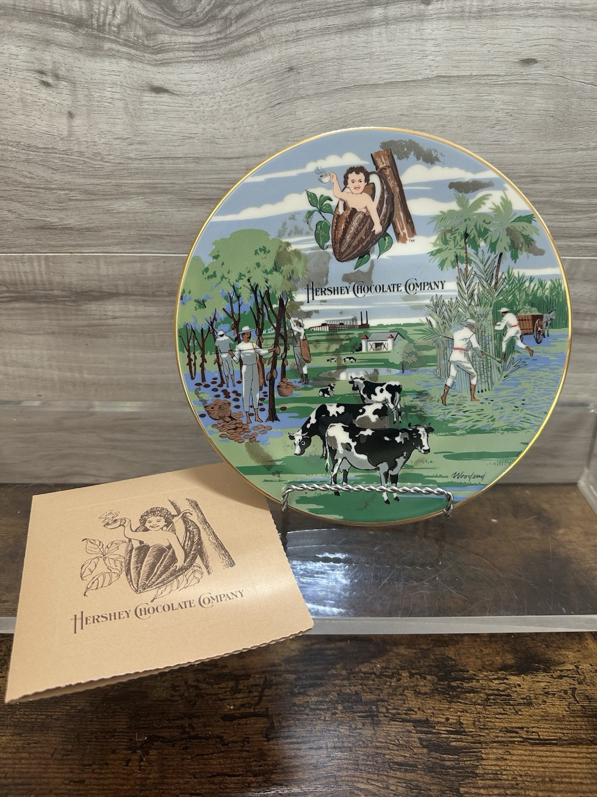 Vtg 1981 Hershey Chocolate Co #98/9000 Commemorative Plate 8\