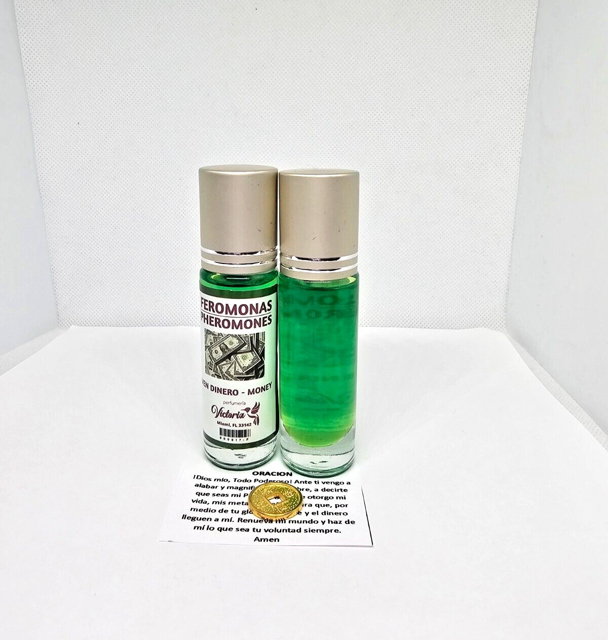 PERFUME VEN DINERO / COME MONEY ATRAE BUENA FORTUNA DINERO ABUNDANCIA RAPIDO 1PC