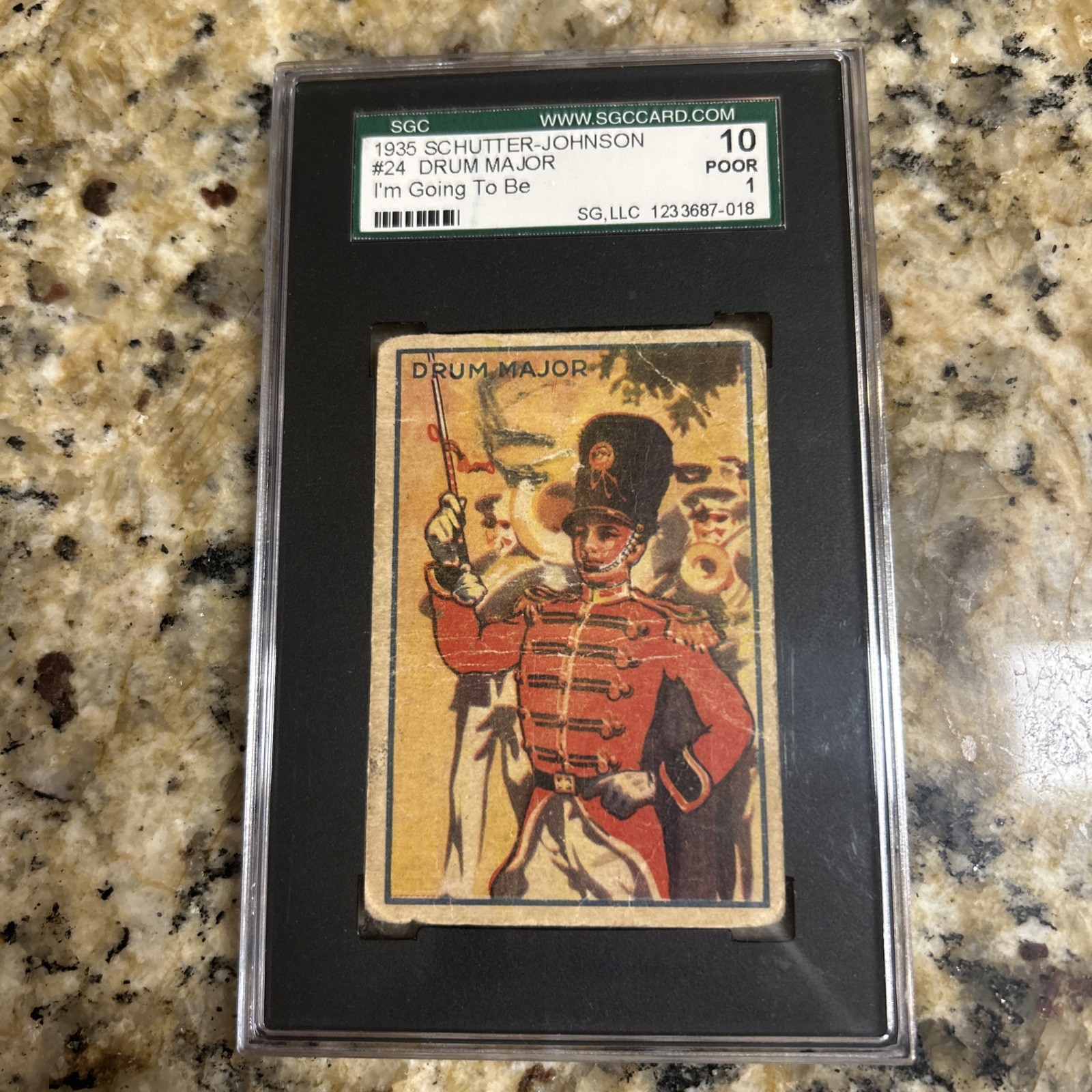 1930 R72 SCHUTTER JOHNSON  I’M GOING TO BE #24 DRUM MAJOR SGC 1