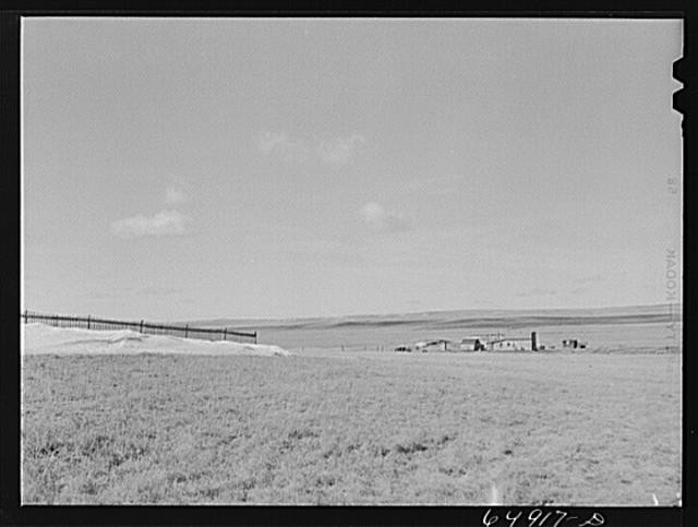 Photo:McCone County Montana 1930s Eastern Montana Farm Landscape