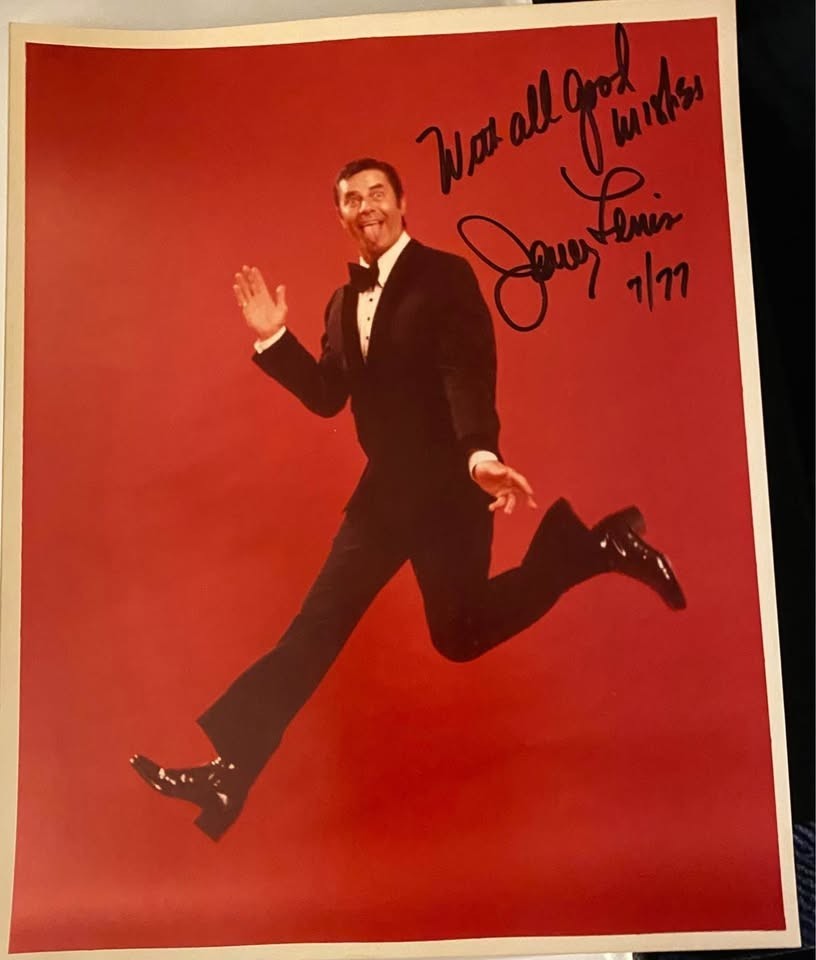 Jerry Lewis Autograph