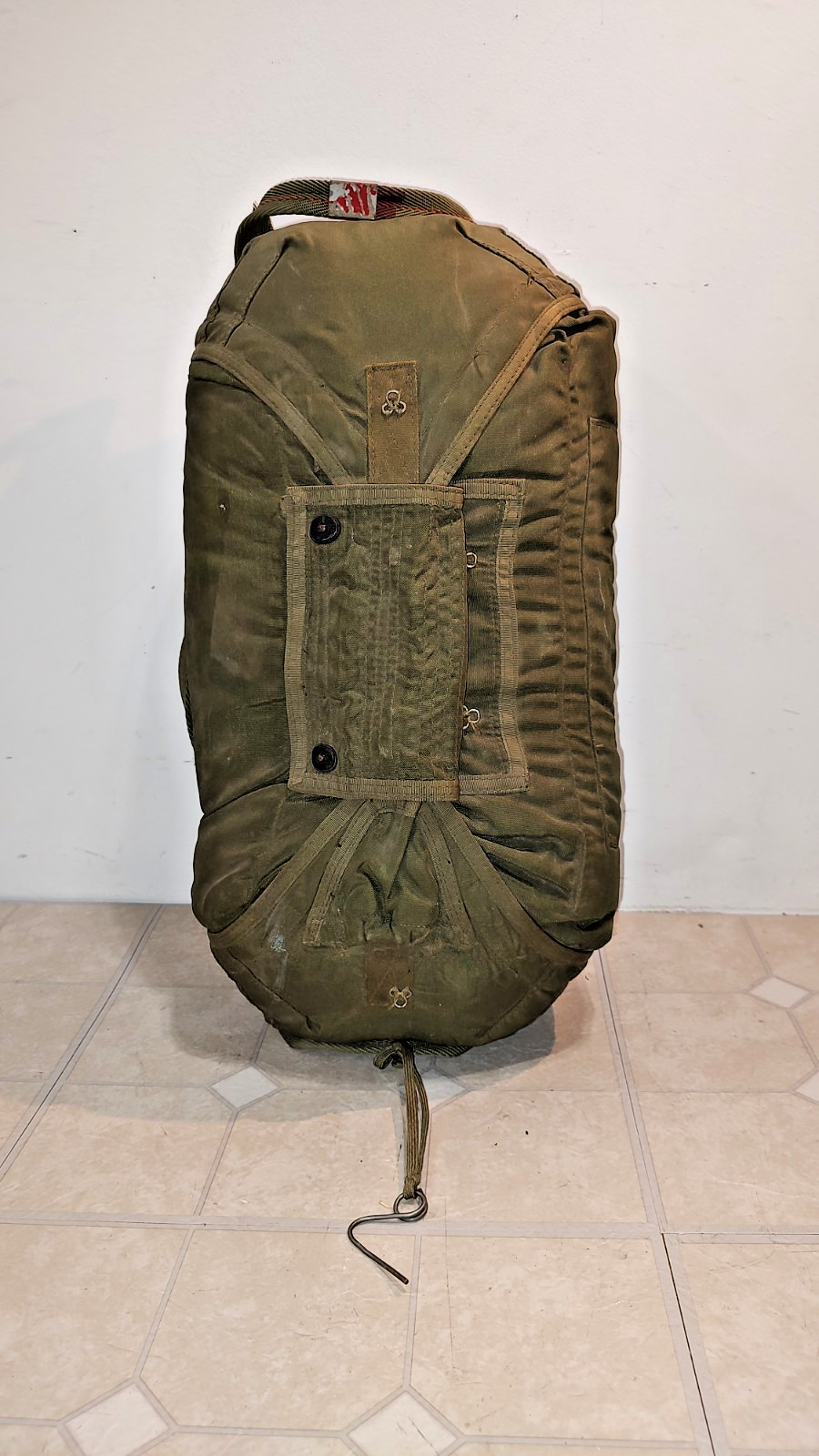 Military Vietnam Era Paratrooper Extraction Chest Reserve Parachute 24ft 50s-60s