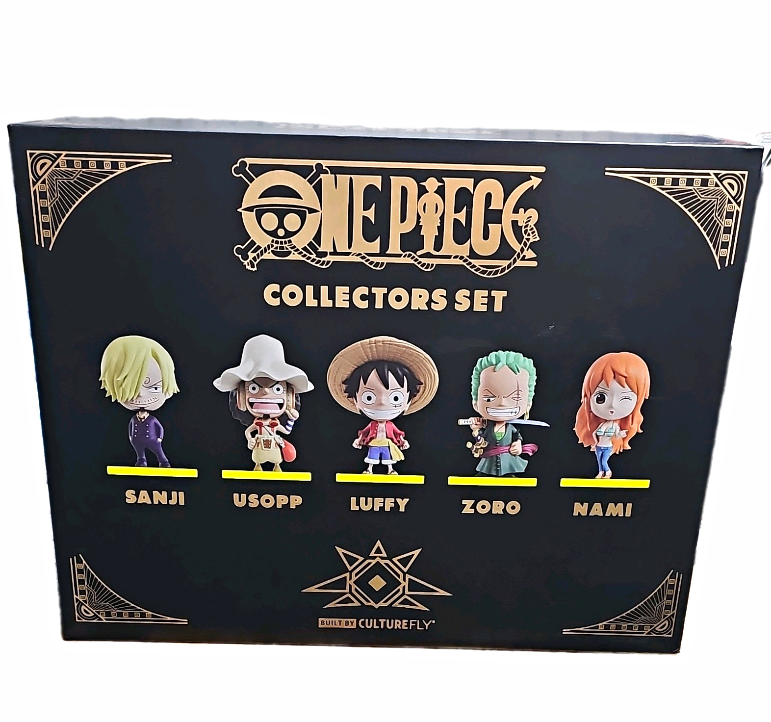 CultureFly One Piece Boxed Vinyl Figure Set Sanji Usopp Luffy Zoro Nami