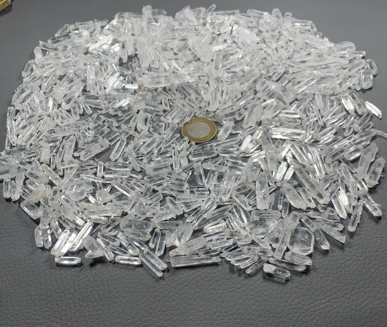 385Gm Gorgeous Natural &Shiny Quartz Crystals Lot From Pakistan