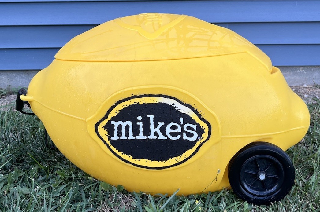 MIKE\'S HARD LEMONADE LEMON SHAPED COOLER ICE CHEST