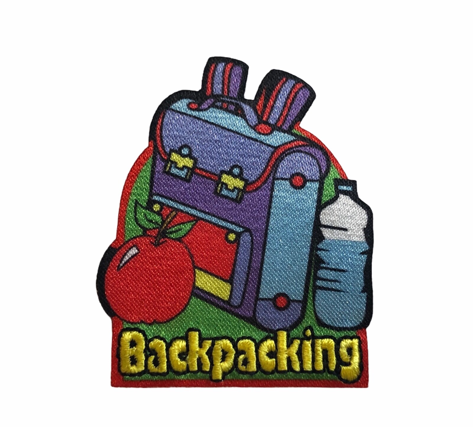 Hiking Backpack Green Award Summer Camp Scout Badge 2 inch Patch AVA4734 F2D29T