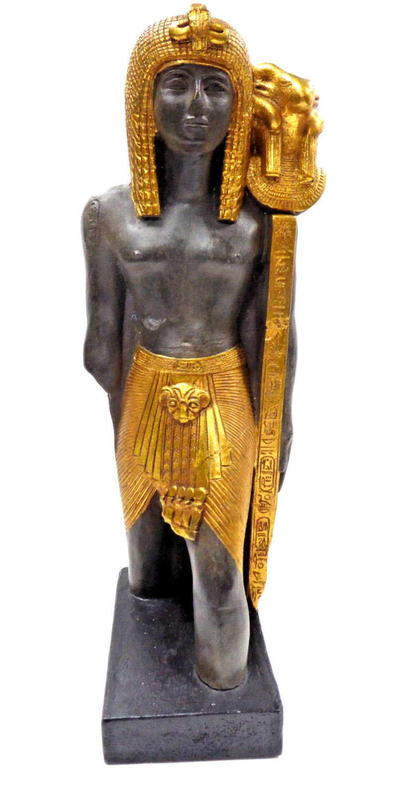 Beautiful Vintage Unique Heavy Egyptian Queen Hatshepsut Statue 13\'\' H