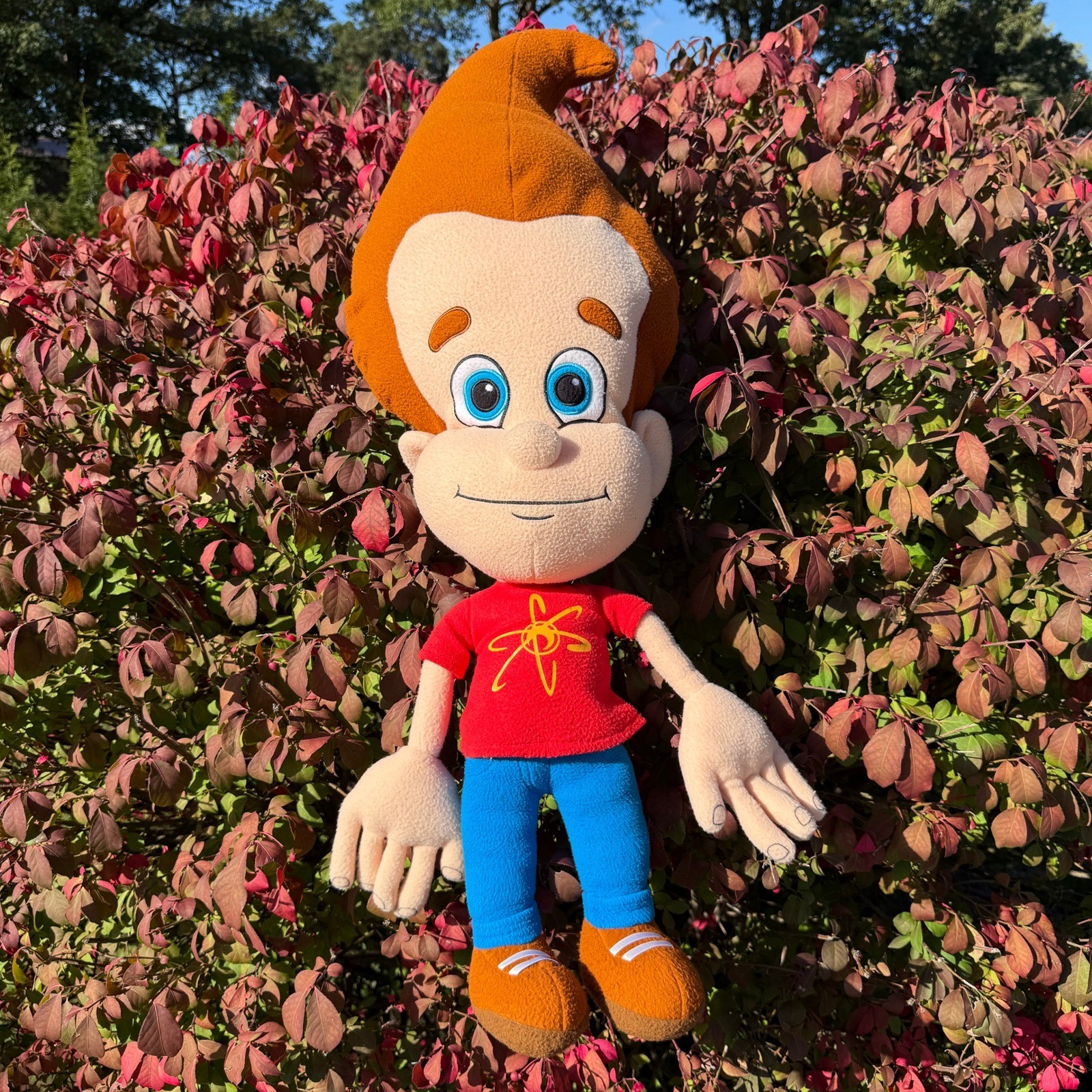 Vintage Jimmy Neutron Boy Genius Jumbo Plush 36\