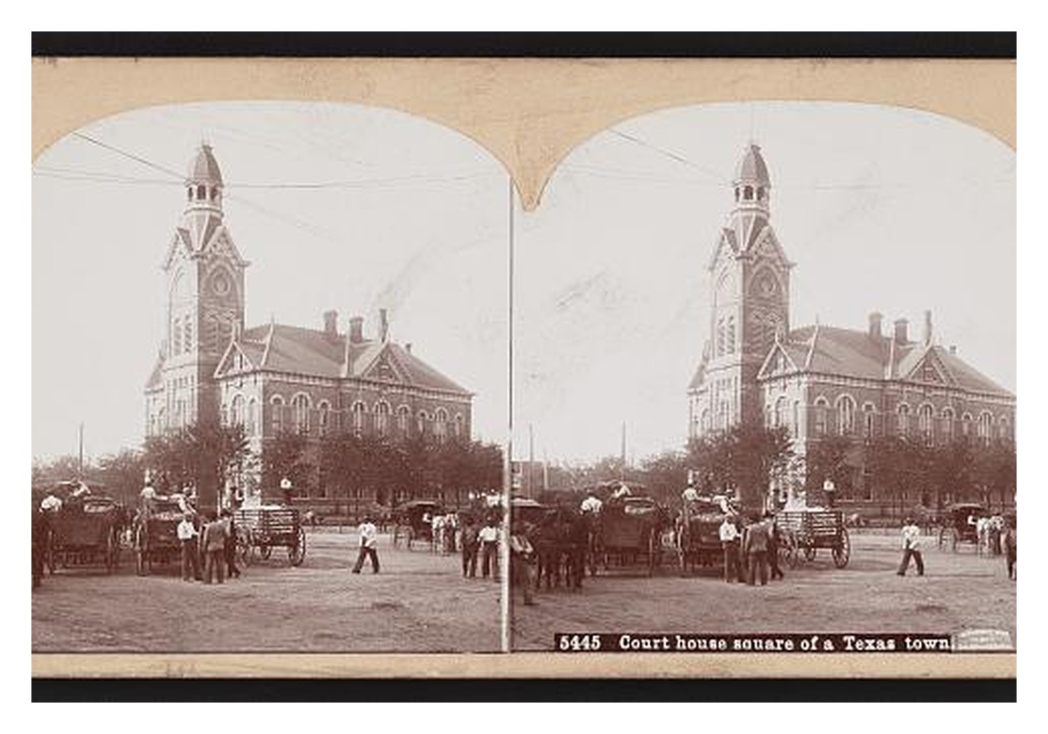 Texas Court House Square Standard Postcard Texas Court House Square Standard Postcard