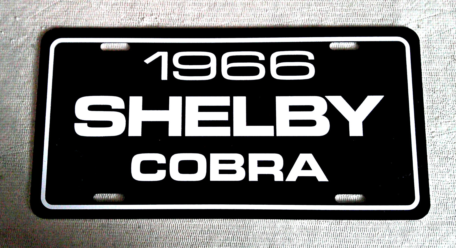 1966 Ford Shelby COBRA license plate  tag \'66 replica kit car 427 snake