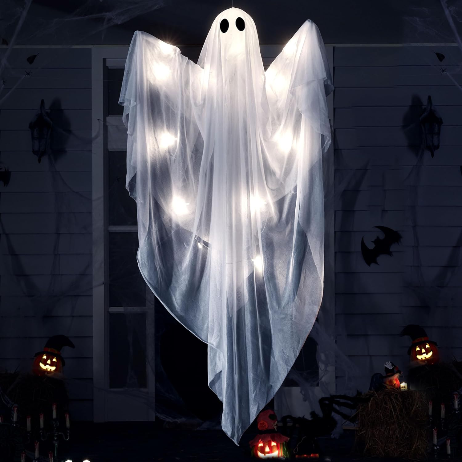 Halloween Hanging Light up Ghost, 47 Halloween Hanging Light up Ghost, 47